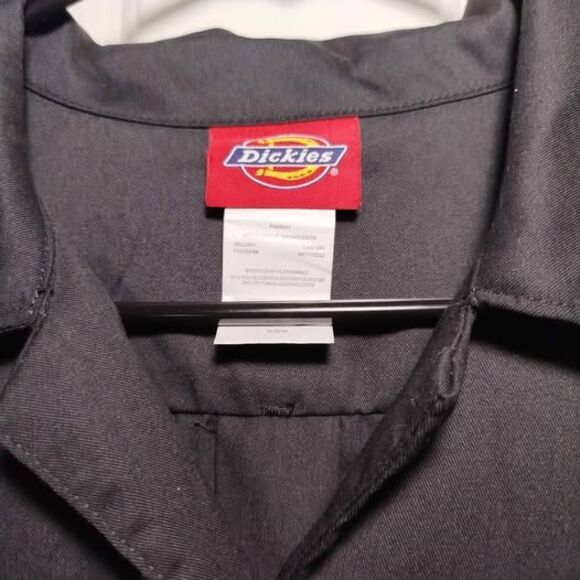 Dickies Women Coveralls Navy Blue Short Sleeve Workwear Jumpsuit S/M - Picture 6 of 9